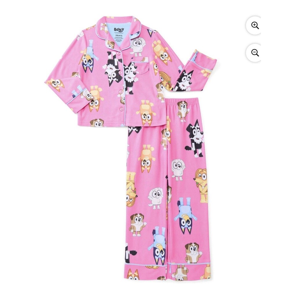 Bluey Girls Coat & Pants Pajama Set (2-Piece) –‎ Size 10/12 – NWT